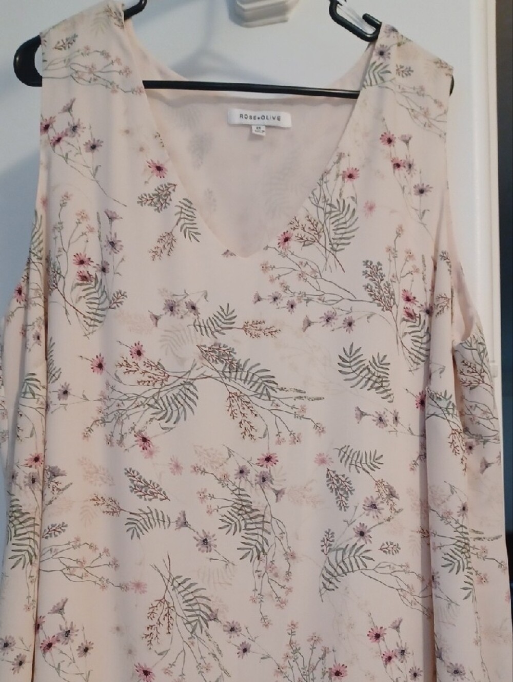 Rose & Olive Women's Tunic  in Blush Pink - 2X